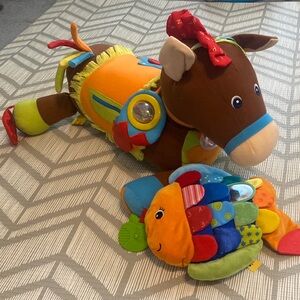 Melissa & Doug Colorful Stuffed Horse and Fish Toy